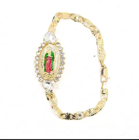 Virgin Mary St Judas Religious Bracelet